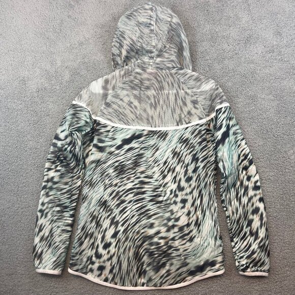 Nike Tech Hyperfuse Windrunner Women’s Medium 100% Nylon Jacket Animal‎ Print - Picture 9 of 12